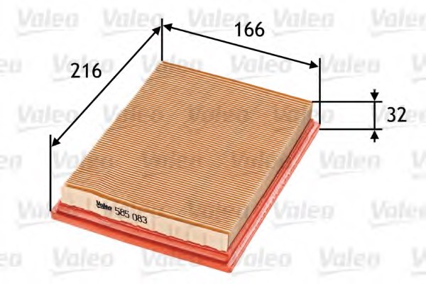 VALEO 585083 Air Filter